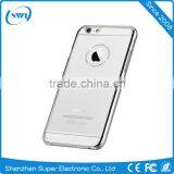 Electroplating Transparent Crystal Bling Diamonds Jewelry PC Phone Cover Case Skin For IPhone 6 6S Plus thumbnail-5