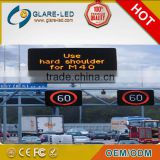 Mobile VMS P20 LED Traffic Module Changeable Message Boards Sign