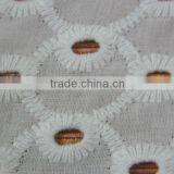 Es3036 White Cotton Embroidery Blouses Fabric