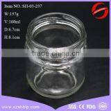 160ml Clear Glass Bee Honey Jar With Cap for Storage thumbnail-2
