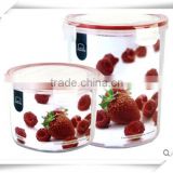 oem plastic food container, plastic food container, clear round plastic food container with lid
