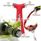 4 in 1 Wine Opener-Screwpull Corkscrew With Pour Spout, Bottle Stopper, Wine Foil Cutter thumbnail-1