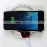 OEM ORDER WELCOME QI WIRELESS CHARGER PAD STAND QI WIRELESS CHARGER PAD WITH LCD LIGHT FOR GALAXY S7 EDGE TRANSMITTER