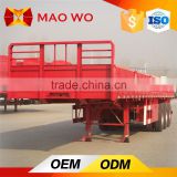 China manufacturer 3 Axles cargo carrier side wall semi trailer cheap price for sale