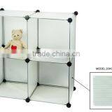 Store More Stackable PP Modular Storage Cubes White Organizer thumbnail-2