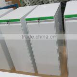 Steel Metal Hand-pull Sliding Desk Side Cabinet Table Storage Cabinet Cupboard thumbnail-2