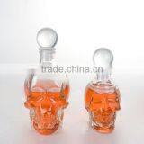 1000ml Cool Novelty Special Glass Skull Beer Water Bottle Wine Decanter thumbnail-2