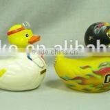 Eco-friendly Gifts OEM Rubber Bath Duck Baby Tub Swimming Duck Toy