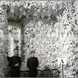 Artificial White Flowers Wall thumbnail-1
