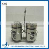 2 Pcs Glass Condiment Bottle Set With Coating thumbnail-1