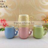 Assorted Color Glaze Ceramic Mug Cup thumbnail-1