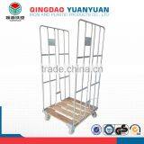 Wholesale 2 Sided Logistics Pallet Trolley Roll Container Storage Cage With Wheels thumbnail-2