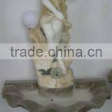 Indoor Woman Fountains Marble Sculpture With Washbasin thumbnail-1