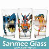 Hot Sales Cartoon Characters Logo Design Pint Glass thumbnail-1