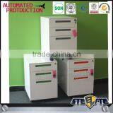 Office 3 Drawer Mobile Pedestal Cabinet Office Rollers for Metal File Cabinet Drawer Cabinet thumbnail-1