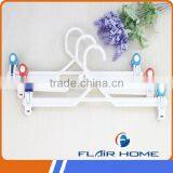 china top selling colorful good quality strong plastic adjustable clothes hanger