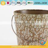 Garden Pot Iron and Zinc Powder Coated Metal Bucket for Flowers Bucket Metal Plants thumbnail-4