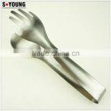 39050 Stainless Steel Kitchen Tongs BBQ Grill Food Salad Tongs Fork Tongs thumbnail-3