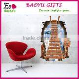 3D Creative Ladder Designs Fashion Wall Stickers Room Decor thumbnail-1