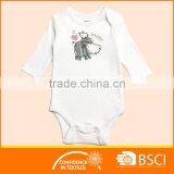 Knitted Wear Embroidery Nice White Baby Romper thumbnail-4