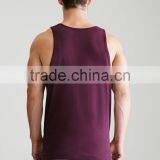 Mens Blank 100%cotton Cheap Vest thumbnail-2