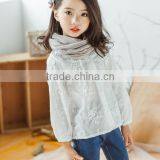 Zm35743a Kids Clothing Girls Latest New Model Casual White Long Sleeve Shirts thumbnail-1