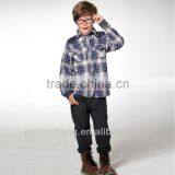 2016 New Flannel Plaids Long Sleeve Kid's Shirts thumbnail-3
