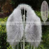 Hot Selling Fashion Style Winter Women Faux Fur Collar Scarf Fur Cap Fur Collar Winter Wrap Shrug ForJackets thumbnail-2