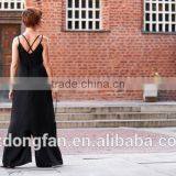 Women Black Oversized Jumpsuit Girl's Loose Overalls Sexy Romper Steampunk Clothing thumbnail-2