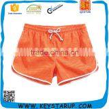 100% Polyester Ladies Plain Beach Shorts Women Sexy Beach Wear thumbnail-1