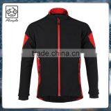 Sports Custom Cycling Hooded Black Softshell Jacket for Man and Woman thumbnail-3