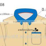Latest Fashion Design Custom Embroidery Child Shirt thumbnail-2