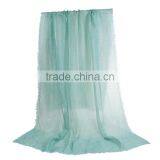 Polyester Scarves & Wraps Rectangle Silver Green Sequins Fashion Scarf thumbnail-1