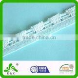 Custom Color Good Stretch Nylon Lycra/spandex Knitted Picot Elastic Lace Trim thumbnail-4