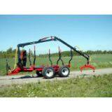 ZM12006 Log Trailer With Crane
