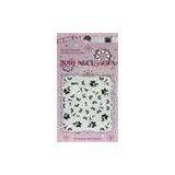 Custom Beautiful Glue, Rhinestone Stickers White + Purple Color for Nail Art thumbnail-1