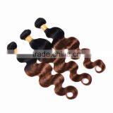 Black Rose Indian Human Hair Weaves Wavy 1B/30# Body Wave Indian Ombre Hair Extension thumbnail-1