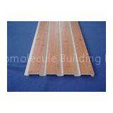 Plastic Taupe Slat Wall Panels / White Slatted Wall Panels For Shelves