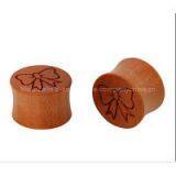 Wood Bow Saddle Plug Jewlery Wood Tunnels Piercing