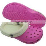 High QTop Quality China 2017 New Hot Selling ECO Material Warm Women Eva Clog With Fur FACTORY DIRECT SALE,OEM Order Are Welcome thumbnail-1