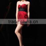 New Fashion 2017Sexy Sheath Strapless Sleeveless Short Women Evening Dresses Star Same Gown ED75 thumbnail-4