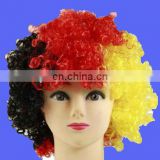 Factory direct sell 2017 Germany Afro Wig for Germany football fans