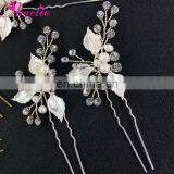 Amelie Handmade Wedding Hair Accessories Freshwater Pearl Bridal Hair Pins Bridesmaid Fashion Bobby Pins Favors thumbnail-2