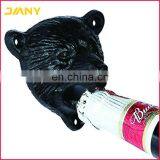 Custom Vintage Cast Iron Wall Mounted Grizzly Bear Teeth Bite Bottle Opener thumbnail-2