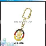 New Style Germany Souvenir Cheap Custom Metal Die Cut Keychains thumbnail-1