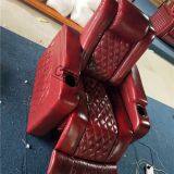 Luxury Genuine Leather Electric Recliner Home Theater Sofa thumbnail-5