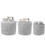 Cheap Felt Small Basket Household Large Storage Organizer Basket thumbnail-1