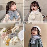 6505/ High Quality Warm Kid Winter Scarf Super Soft Faux Rabbit Wool Fashion Scarf for Boys and Girls thumbnail-6