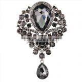 Wholsale Fashion Silver Gold Crystal Rhinestone Diamond Pearl Sherwani Brooch thumbnail-5