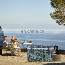 New Design Plastic 50L Cooler Box With Customized Color Arm Green Ice Cooler for Long Time Transport thumbnail-3